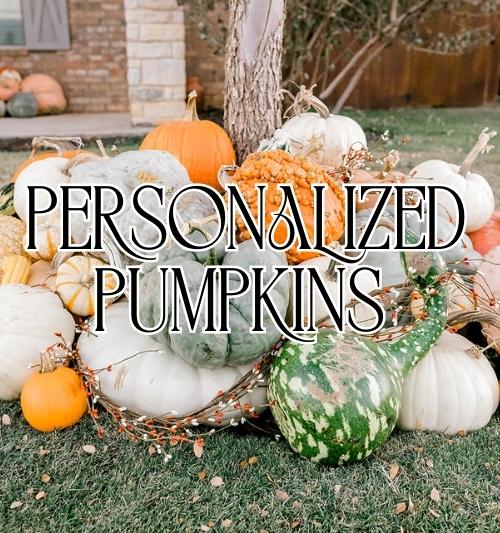 Personalized Pumpkins